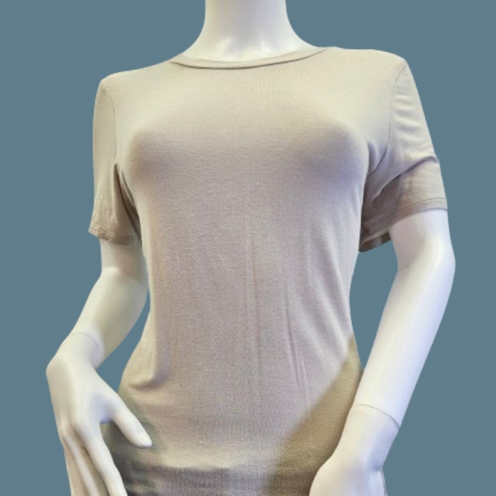 Cream Theory Large Size Short Sleeve Tee Shirt